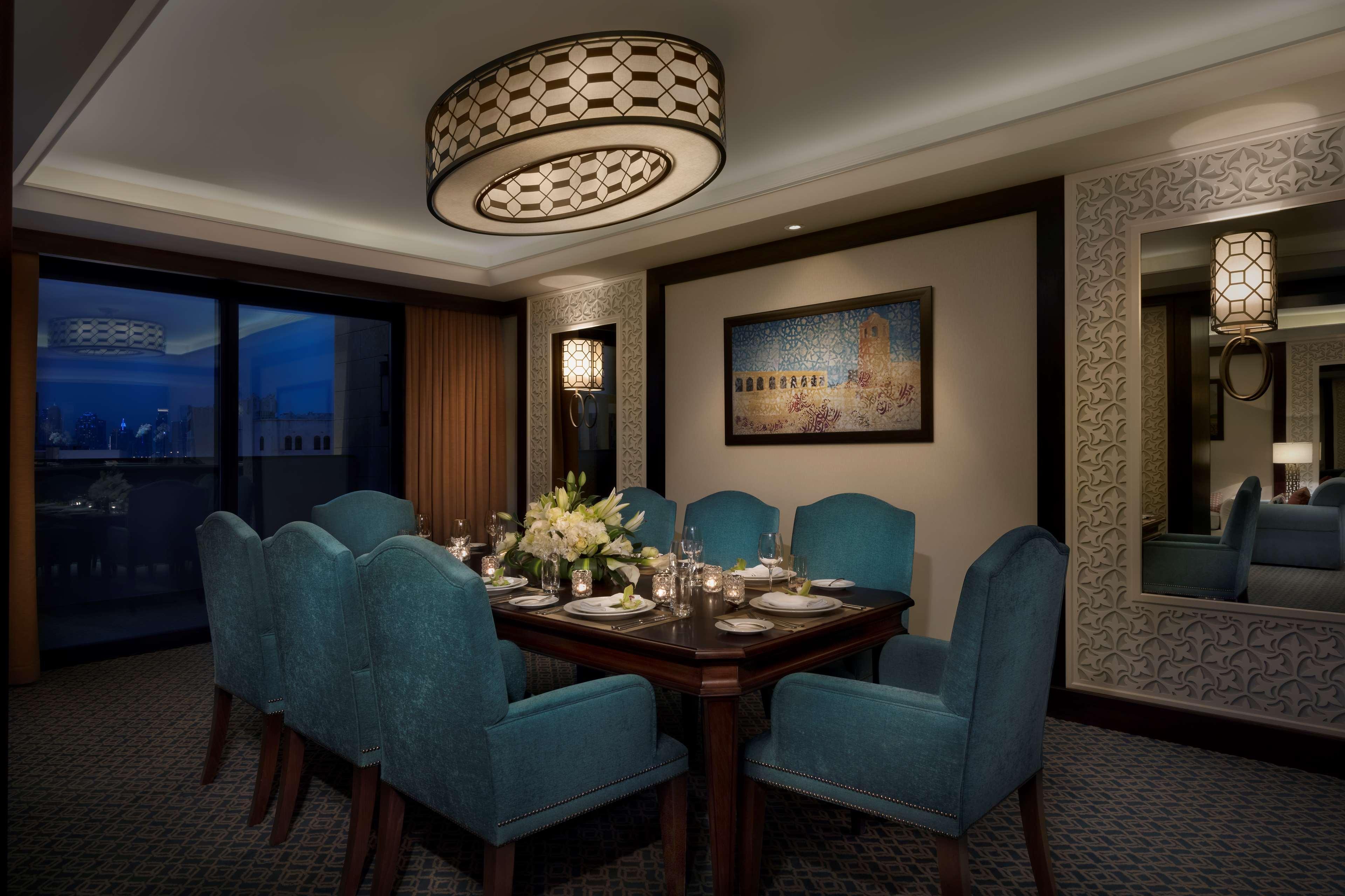 Al Najada Doha Hotel By Tivoli Ngoại thất bức ảnh The dining room of a suite at the Ritz-Carlton, Osaka